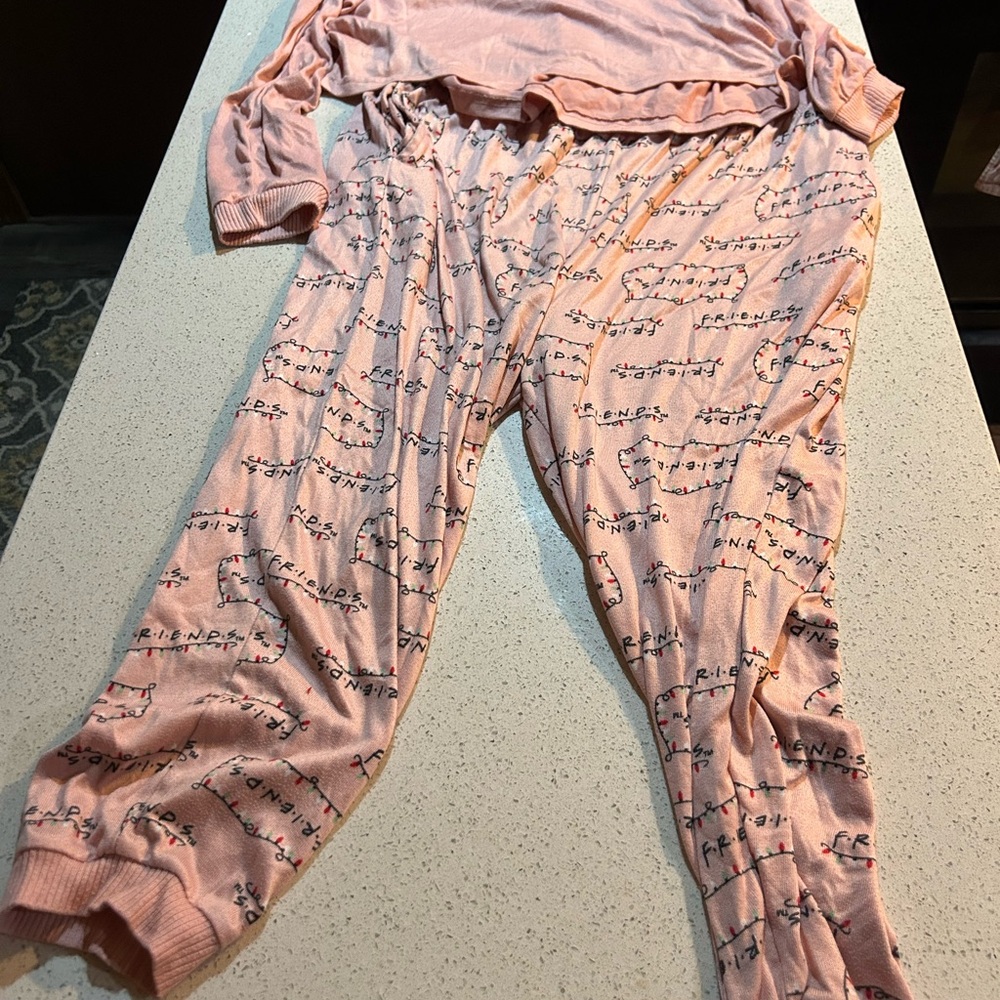 FRIENDS Blush Pajama Set